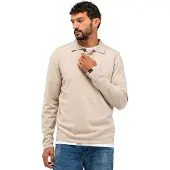 Butcher of Blue polo beige effen