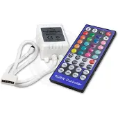 LedLoket RGB + Warm wit 8A LED strip controller | inclusief IR -afstandsbediening