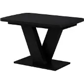 Vicco Eettafel Fenaro Zwart 120-160 x 80 cm uitschuifbaar, Model 58000