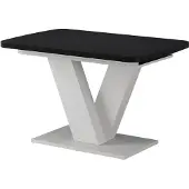 Vicco Eettafel Fenaro Zwart/Wit 120-160 x 80 cm uitschuifbaar, Model 58001