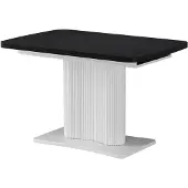 Vicco Eettafel Fenaro, Zwart/Wit, 120-160 x 80 cm uitschuifbaar