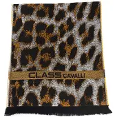 Cavalli Class Heren Bruine Wollen Sjaal