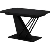 Vicco Eettafel Fenaro Zwart 120-160 x 80 cm uitschuifbaar, Model 58019