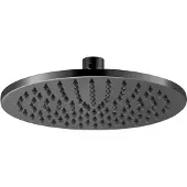 Boss & Wessing Hoofddouche bws sensa rond 30 cm gunmetal pvd