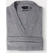 Fresh & Co Badjas Mousseline Katoen - Grijs L/XL
