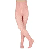 In Control roze glittermaillot met ribstructuur - maat 134/140