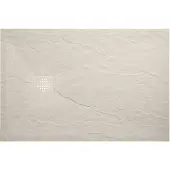 Wiesbaden Douchebak Stonea Antislip Composiet 80x120x3 cm Inkortbaar Beige