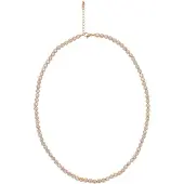 NAEMI Ketting rose-goud / transparant