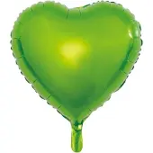 Wefiesta Folieballon Hart 45 Cm Lichtgroen