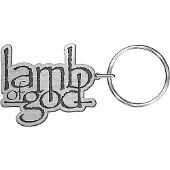 Ginza.se Lamb Of God - Logo Sleutelhanger - Zilverkleurig