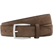 Lindenmann riem leer donkerbruin