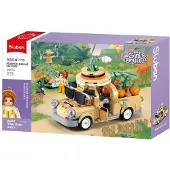 Sluban Girl’s Dream Fruitwagen bouwspeelgoed kinderen vanaf 7 jaar – Constructiespeelgoed modelbouw – bouwdoos met 292 bouwstenen en 1 minifiguur – M38-B1175