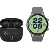 Techmade Dynamic 2 SmartHorloge - Bundelpakket met Oortjes