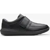 Clarks Watchet Strap Zwarte Leren Schoenen