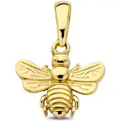 New Bling - 9NBG-0910 - 14K geelgouden Hanger – Vlieg – Dames Hanger