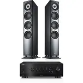 Teufel DEFINION 3 + Yamaha R-N800A Stereo Antraciet