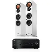 Teufel ULTIMA 40 + Yamaha R-N800A Stereo Wit
