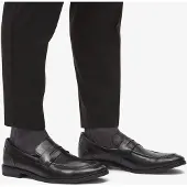 Clarks Brandon Stap Zwarte Leren Schoenen