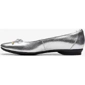 Clarks Candra Licht Zilver Metallic Schoenen