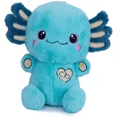 Kawaii - 35cm Blue Axolotl Met Hearth Knuffel