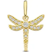 New Bling - 9NBG-0912 - 14K geelgouden Hanger – Vlieg – Dames Hanger