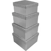 Clairefontaine Cadeaudoos Zilver 4-delig