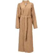 Zohome Luxe Wafel Badjas - Pale Khaki Pale Khaki / M