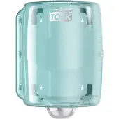 Tork Centerfeed Dispenser Wit en Turquoise W2 Robuust Design Performance Lijn 447 cm x 328 cm x 302 cm 653000