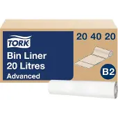 Tork Vuilniszakken 20 l Wit 1000 Stuks