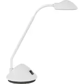 MAUL Bureaulamp MAULarc LED 3.000 K standvoet wit