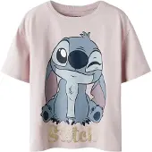 Name It Kids Shirt 'NKFakun Stitch' marine / smoky blue / goud / sering