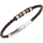 Breil Armband bruin / brons / zilver