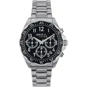 Breil Analoog horloge 'Grow Up' zwart / zilver