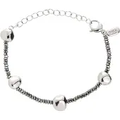 Breil Armband 'Rocks' antraciet / zilver