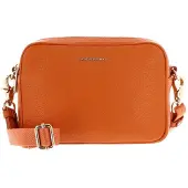 Mandarina Duck Leren schoudertas Mellow Leather Crossbody Camera Bag Marmalade oranje