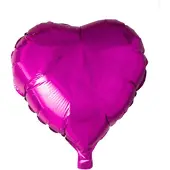 Wefiesta Folieballon hartvorm warm roze
