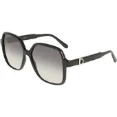 Ferragamo Zonnebril - - SF2069SE - Zwart - Vierkant - 57/15/140
