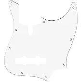 Boston M5V-310-W White slagplaat voor 5-snarige Sire Marcus Miller V 3-laags