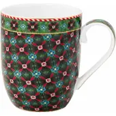 Pip studio Mok Clover Green 145 ml (Set van 6)