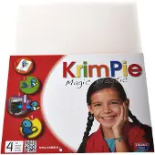 Krimpie Dinkie Krimpie Magic Plastic - krimpfolie - 4 vellen - transparant