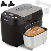Arebos Broodbakmachine 1500g met 15 Programma's Timer Deeginstellingen 850W
