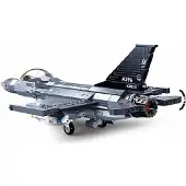 Sluban ModelBricks F16 Falcon Fighter vliegtuig bouwspeelgoed - Constructiespeelgoed modelbouw - bouwdoos met 521 bouwstenen - M38-B0891 vanaf 10 jaar