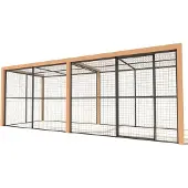 Glorenza Olivia - Kattenren - Aluminium - Antraciet - 510x190x187 cm