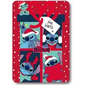 Disney 'Stitch's List For Santa' - Kerst Polar Deken 100x140 cm - Polyester