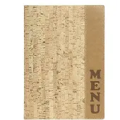 Securit DESIGN MENUHOUDER 34,4X25XH,7CM KURKLEATHER STYLE 4X A4