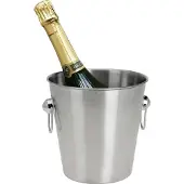 BigBuy Stalen ijsemmer 4,6 l