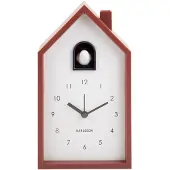 Karlsson Wekker Modern Cuckoo Red Ochre