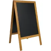Securiton stoepbord Sandwich ft 70 x 125 cm, teak