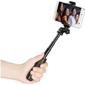 Hama Ministatief 1/4 inch Werkhoogte: 10 - 20 cm Zwart Incl. smartphonehouder