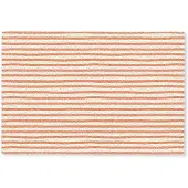 MuchoWow Deurmat 90x60 cm - Droogloopmat Zee - Dieren - Rood - Strepen - Mat voor binnen - Schoonloopmat - Deurmatten met print - Inloopmat